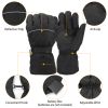 Heating Gloves Battery Powered Waterproof Unisex For Outdoors Cycling Riding Skiing Hiking