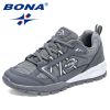 BONA Hiking Shoes Leather Men Sports Trekking Walking Hunting