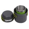 Hiking Picnic Tourist Tableware Set With Folding Spoon Mini Gas Stove