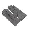 1 pair Arthritis Fingerless Compression Gloves; Outdoor Half Finger Knuckle Pressure Gloves (Buy A Size Up)