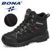 BONA Nubuck Mountain Climbing Shoes Men Quality Outdoor Hiking Hunting Boots