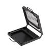 Folding Campfire Grilling Rack for Outdoor Open Flame Cooking