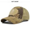 1 pc Breathable Tactical Baseball Cap; Multi-color Mesh Hat With Skull Pattern; Outdoor Hunting Hiking